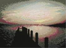 Sunset Over the Water